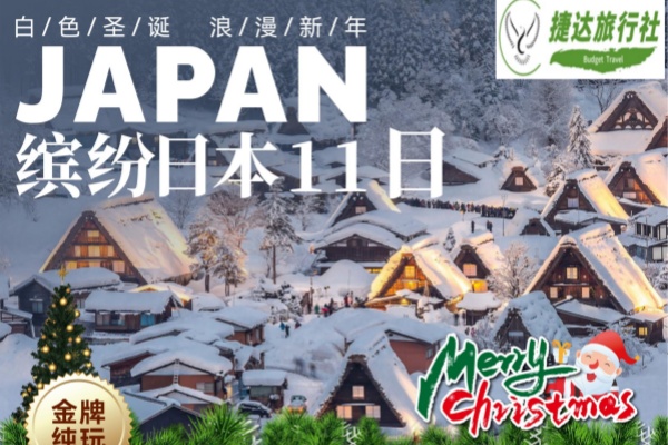 缤纷日本白色圣诞11日游
